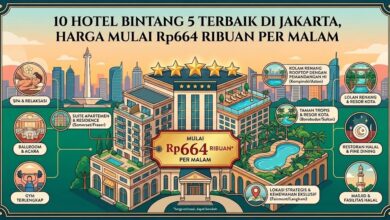 10 Hotel Bintang 5 Terbaik di Jakarta, Harga Mulai Rp664 Ribuan per Malam 1 10 Hotel Bintang 5 Terbaik di Jakarta, Harga Mulai Rp664 Ribuan per Malam